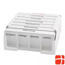 Sahag Medi-7 Medidosierer 7 Tag 4 Faecher Weiss D