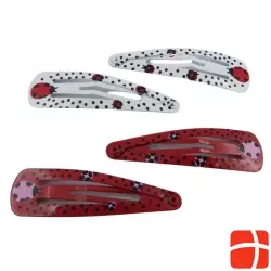 Herba Kids clips 5cm red / white 4 pcs