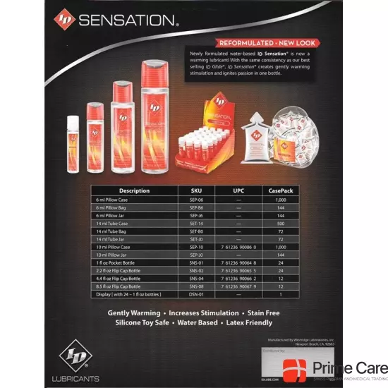 Id Sensation Wärmendes Gleitmittel Flasche 130ml buy online