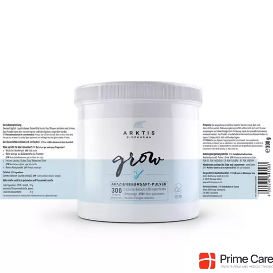 Arktis Grow Akazienfaser-Pulver Dose 600g buy online