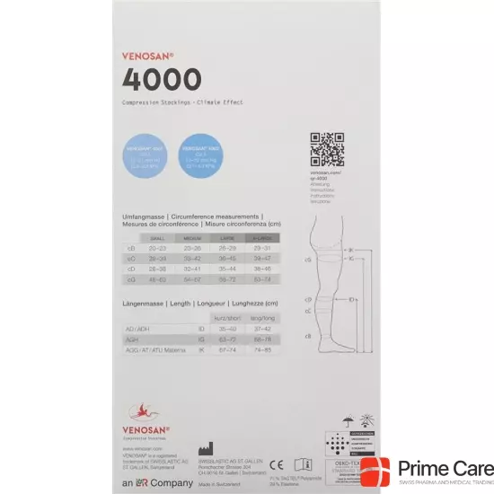 Venosan 4001 A-dh Kkl1 L Lang Gesch Black 1 pair buy online
