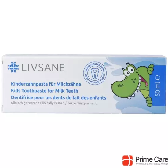 Livsane Kinderzahnpasta für Milchzaehne 50ml buy online