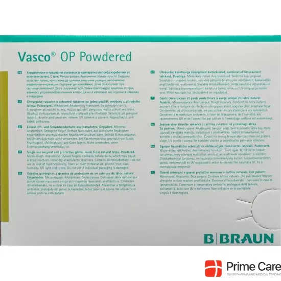 Vasco Op Powdered Grösse 8 50 Paar buy online