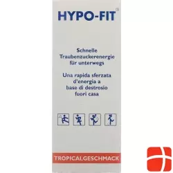 Hypo-fit Flüssigzucker Tropical Beutel 12 Stück