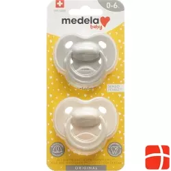 Medela Baby Nuggi Original 0-6 Pastel 2 pieces