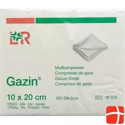Gazin Faltkompressen 10x20cm 12-fach 17-fädig M Rk 100 Stück