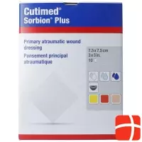 Cutimed Sorbion Plus 7.5x7.5cm 25 pcs