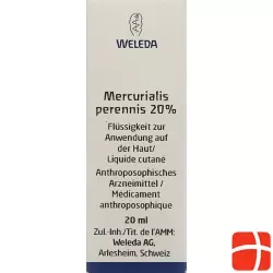 Weleda Mercurialis Perennis 20% Externum Flasche 20ml