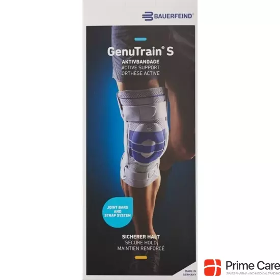 Bauerfeind GenuTrain S Aktivbandage Knie Grösse Links 3 Titan buy online