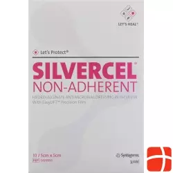 Let’s Protect Silvercel Non-Adherent Wundauflage 5x5cm 10 Stück