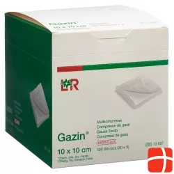 Gazin Set Kompre 10x10cm 12 Fach Steril 20x 5 Stück