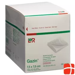 Gazin Set Kompres 7.5x7.5cm 12 Fach Steril 20x 5 Stück
