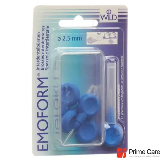 Emoform Interdentalbürsten 2.5mm Dunkelblau 5 Stück buy online