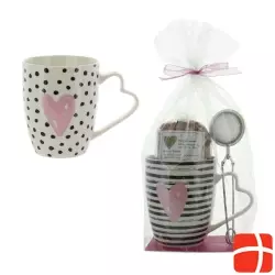 Herboristeria Geschenkset Blütenzauber Tasse Pink