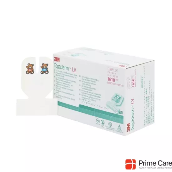 3M Tegaderm Iv für Katheter Pedia 5x5.7cm 100 Stück buy online