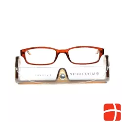 Nicole Diem Lesebrille San Remo Braun/cry 3.5