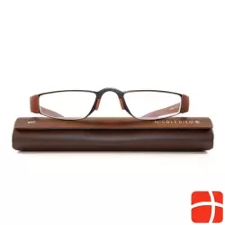 Nicole Diem Lesebrille Golf Braun 3.0
