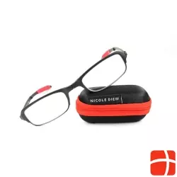 Nicole Diem reading glasses 1.50dpt Tom Falt Black