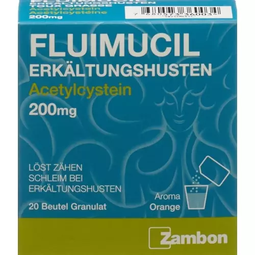 Fluimucil Erkältungshust Granulat 200mg 20 Stück buy online