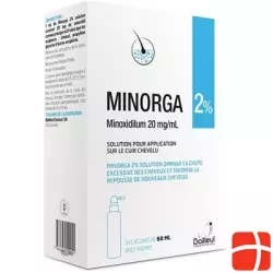 Minorga Lösung 2% 3 Flasche 60ml