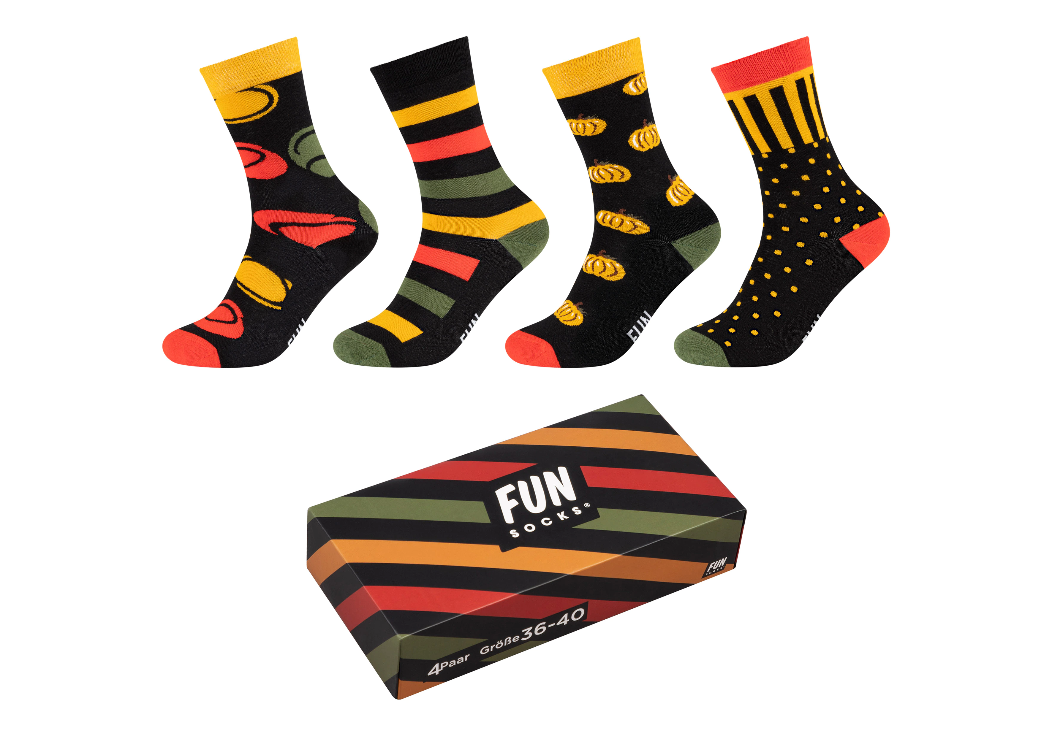 Fun Socks BOXES 4 pack